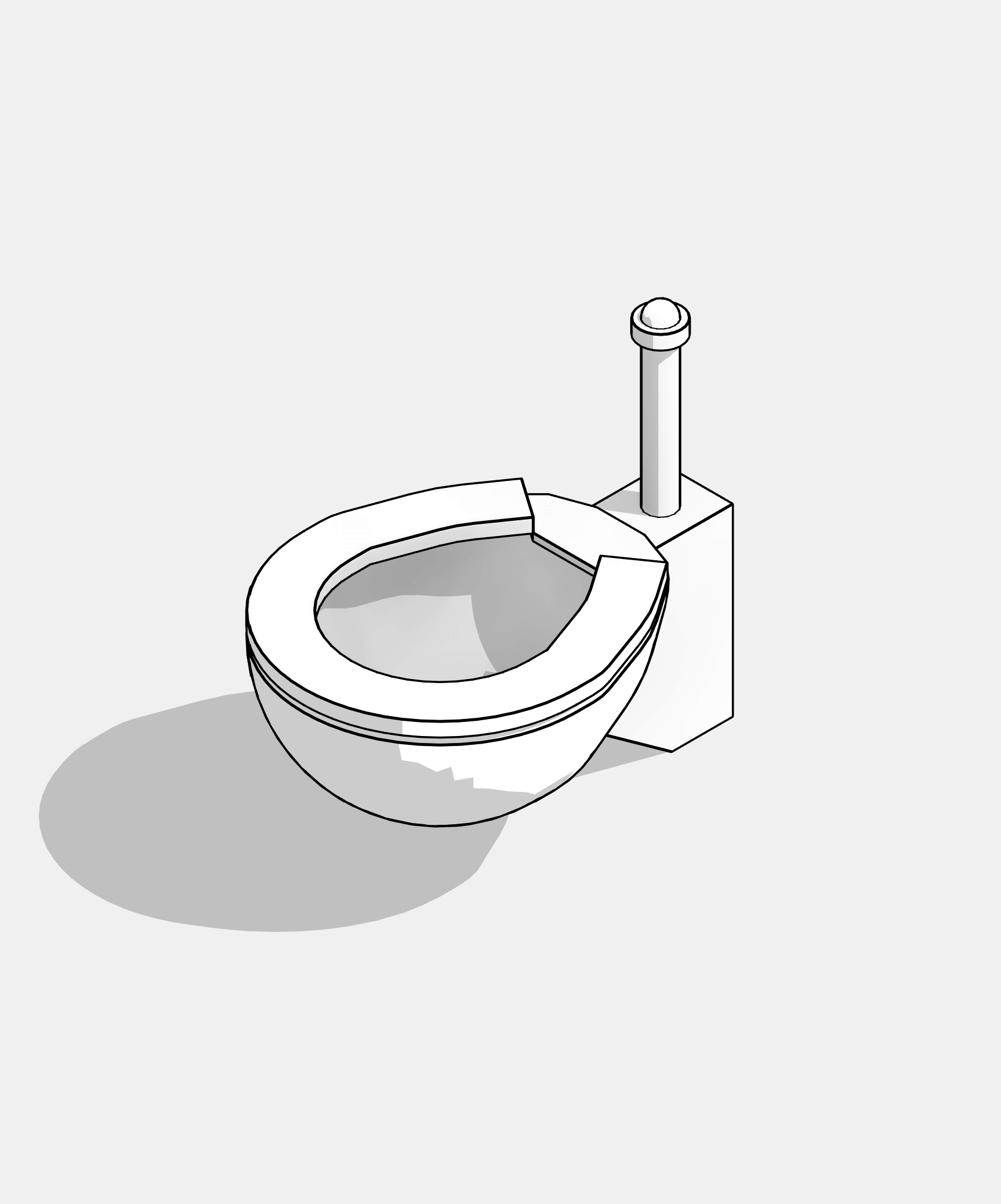 Toilet - Floor Mounted - Flush Valve