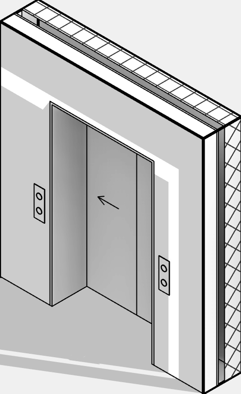 Door - Elevator - Double