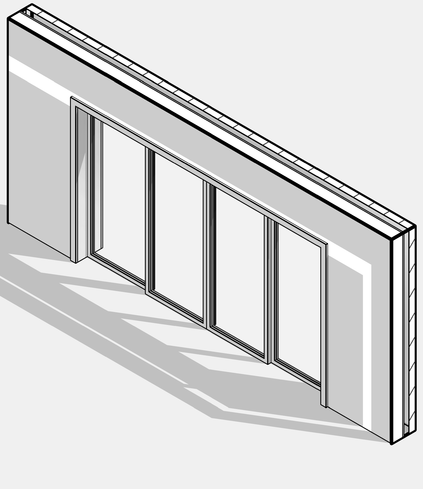 Door - Sliding - Four Panel