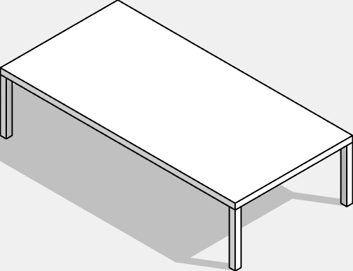 Table - Conference - Rectangular
