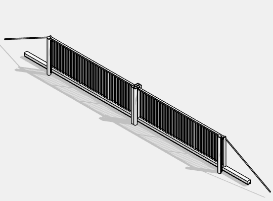 Gate - Sliding - Double