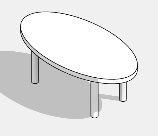 Table - Conference - Oval