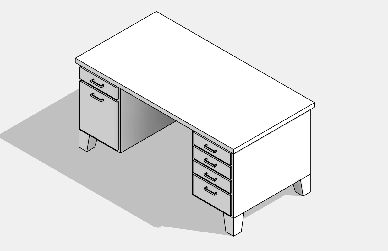 Desk - Straight