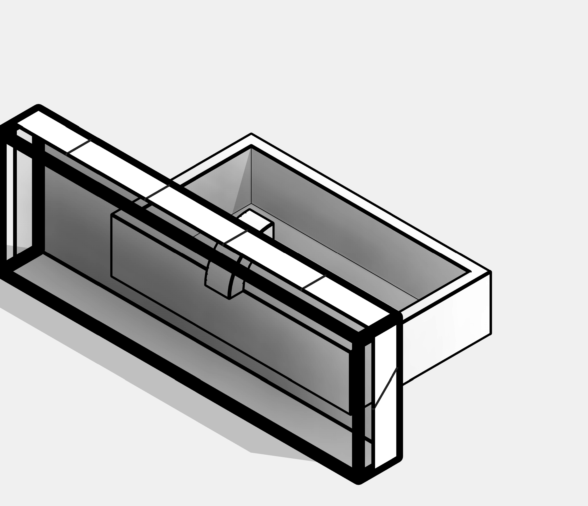 Sink - Wall Mounted Rectangular - Single
