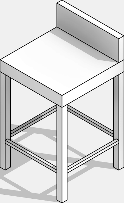 Stool - Rectangular