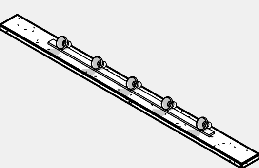 Light Fixture - Track - 5 Lights
