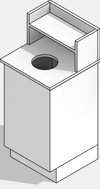 Table - Trash - Container