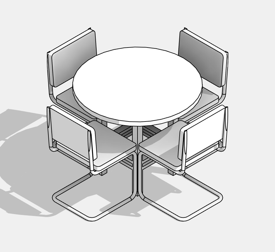 Table - Chair - Furniture