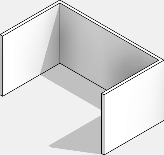 Office Partition - U - Shaped