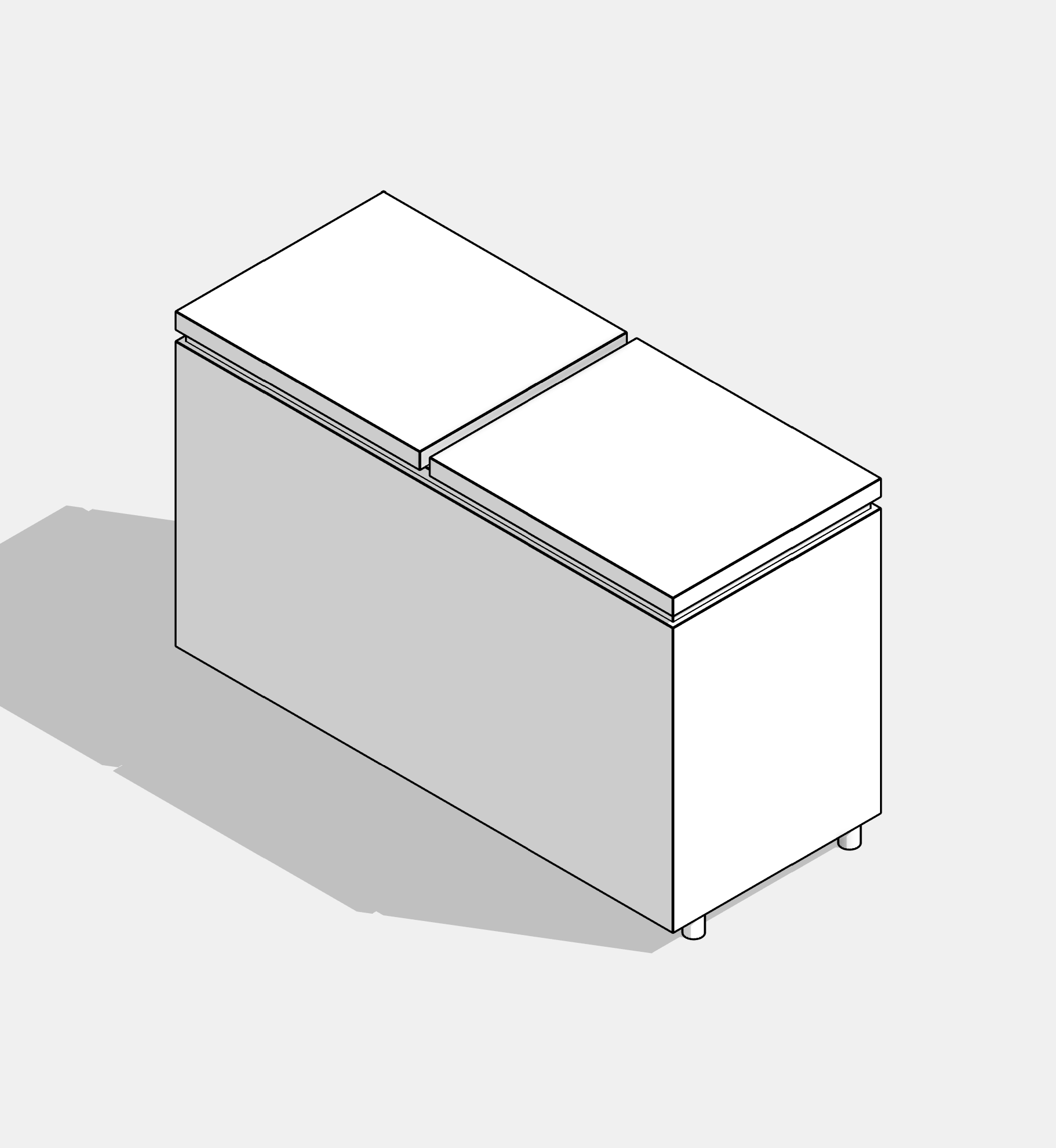 Refrigerator - Chest - Double Door