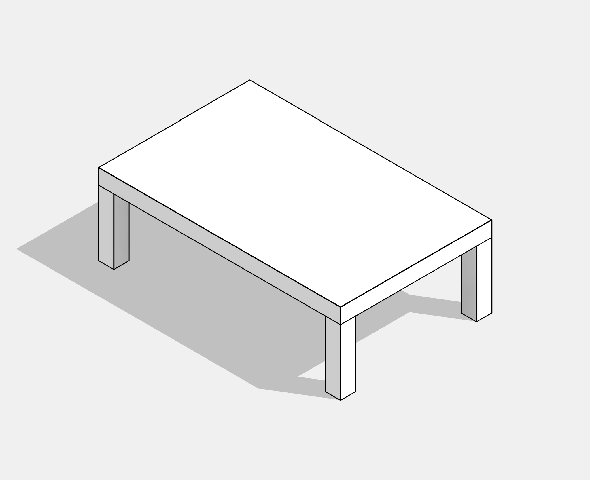 Coffee Table - Rectangular